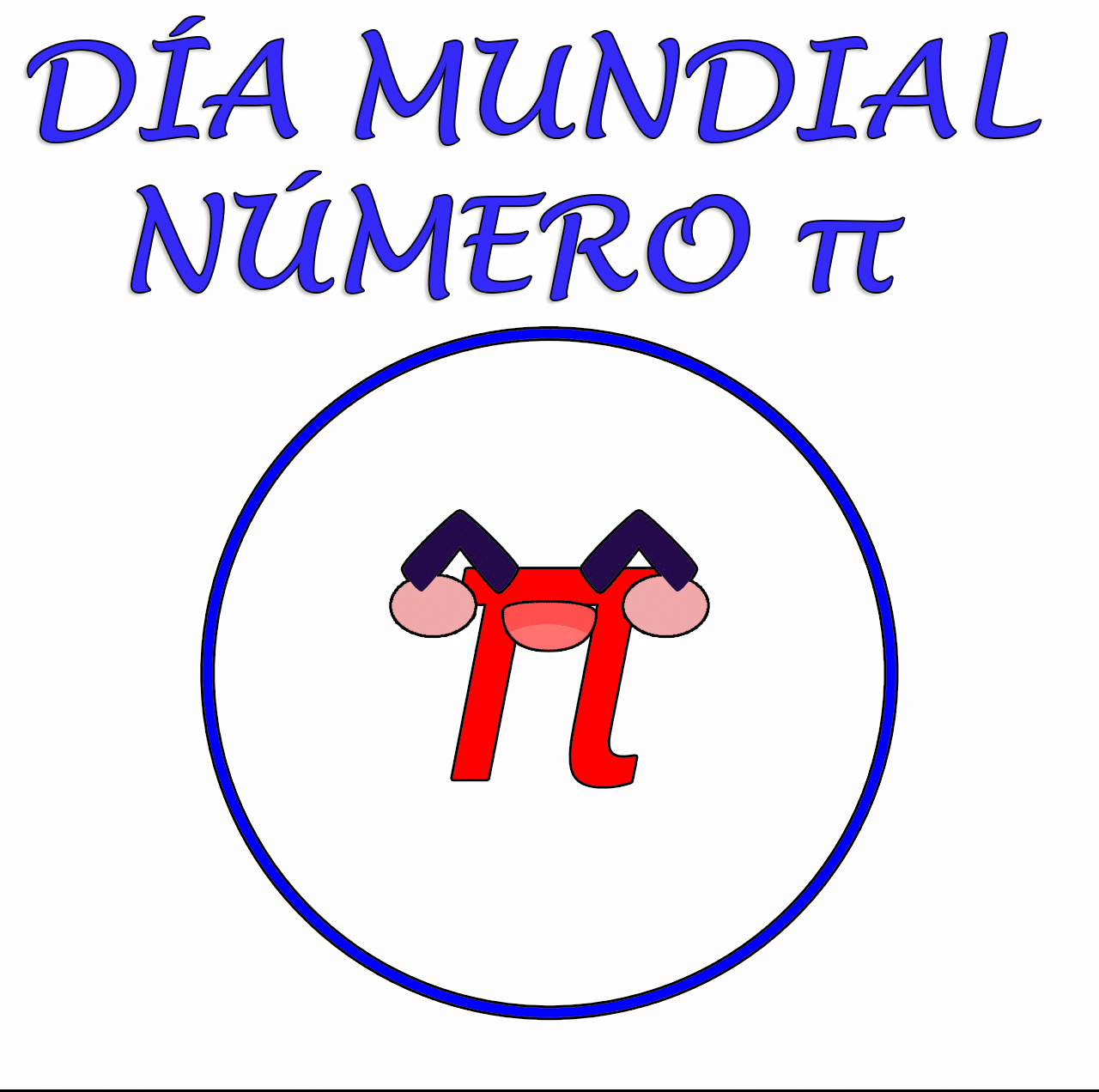 undial del número π (pi)