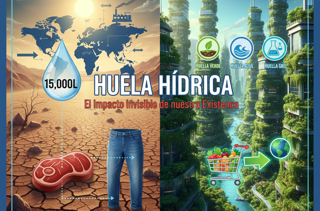 ¿Qué es la huella hídrica? El impacto invisible del consumo de agua