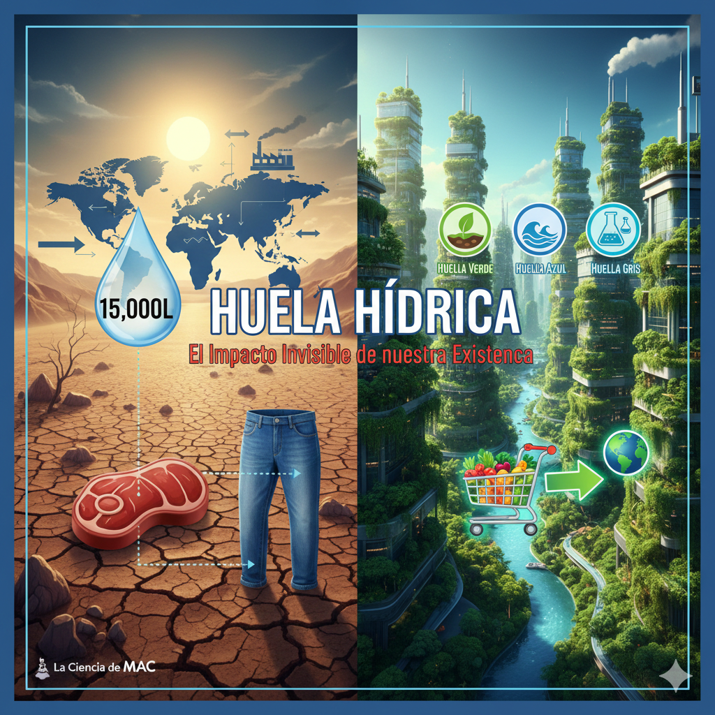 que es la huella hídrica