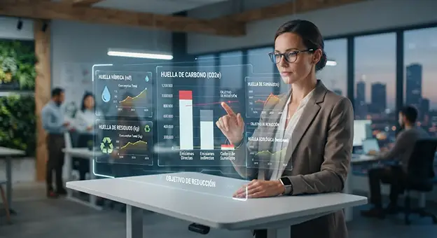 huella empresarial o corporativa