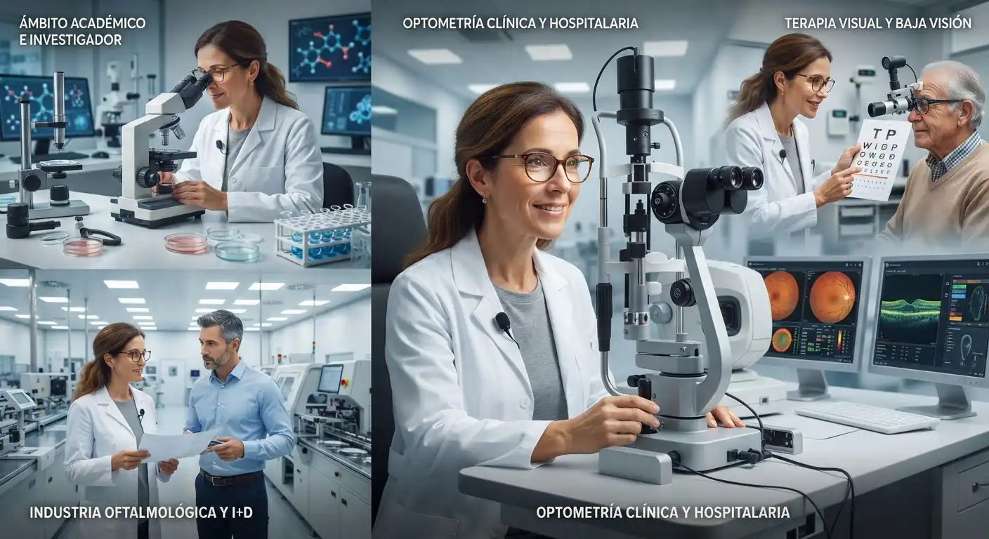 Salidas profesionales de óptica y optometría